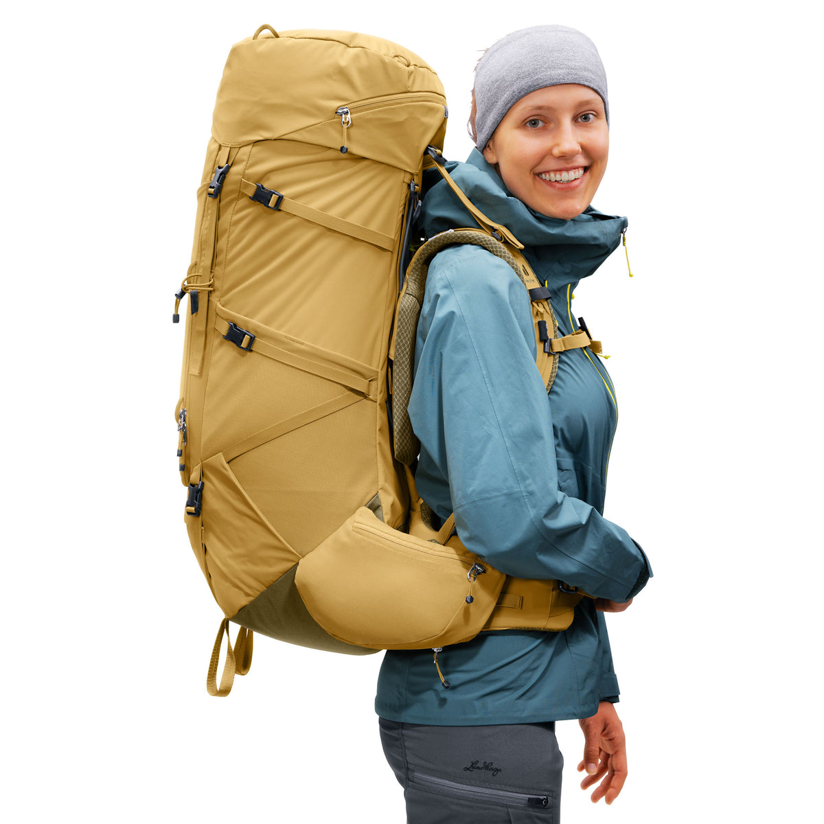 deuter Aircontact Core 55+10 SL Backpack | Savanna Nori Rucksacks & Backpacks deuter