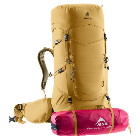 deuter Aircontact Core 55+10 SL Backpack | Savanna Nori Rucksacks & Backpacks deuter