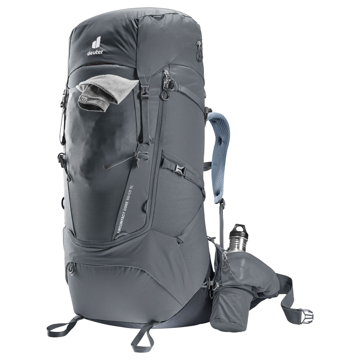 deuter Aircontact Core 65+10 SL Backpack | Graphite Rucksacks & Backpacks deuter