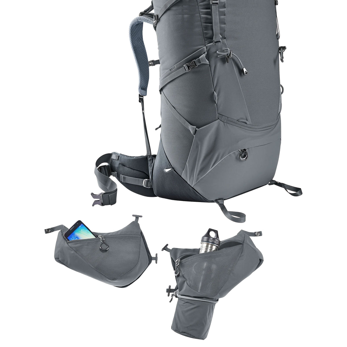 deuter Aircontact Core 65+10 SL Backpack | Graphite Rucksacks & Backpacks deuter
