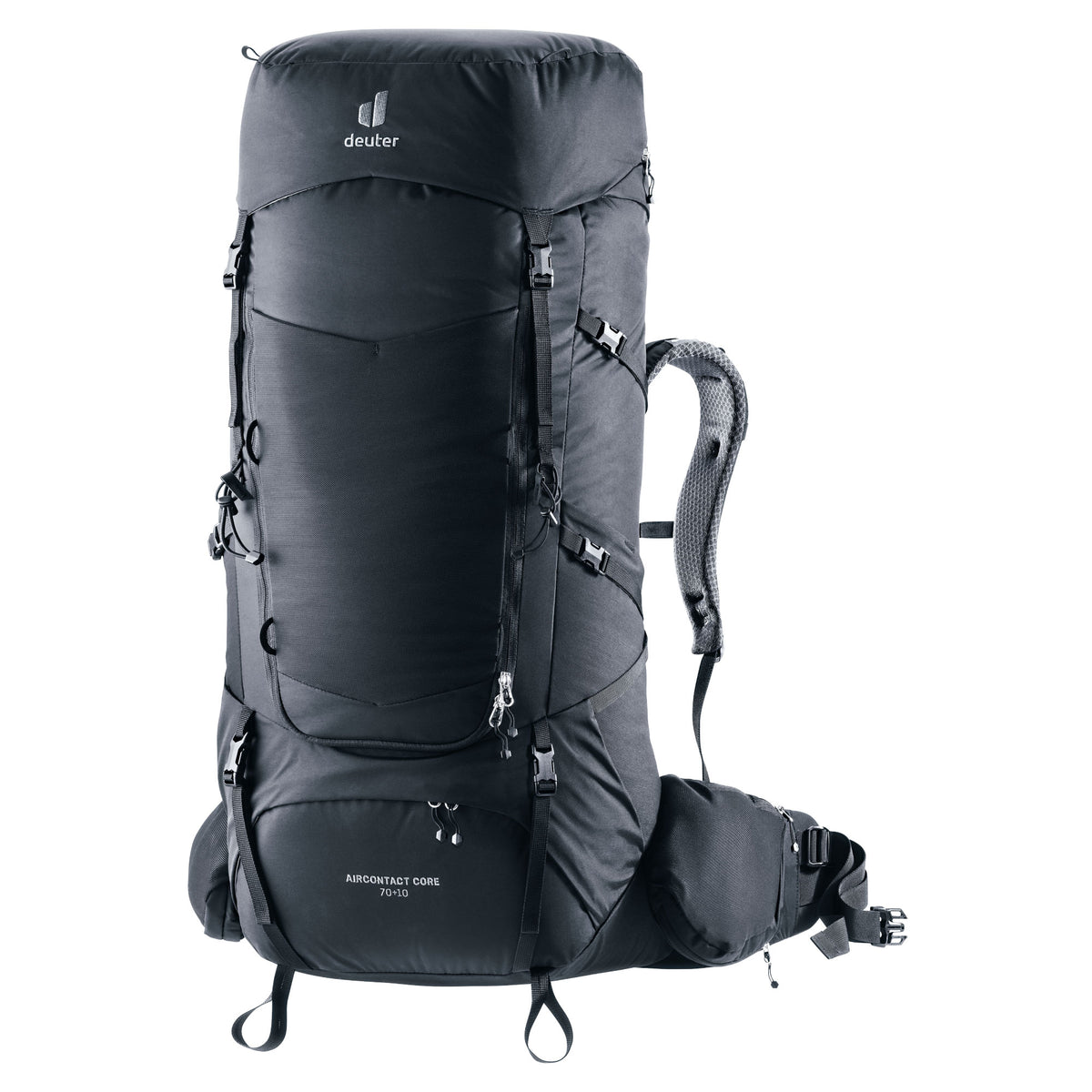 deuter Aircontact Core 70+10 Backpack | Black Rucksacks & Backpacks deuter