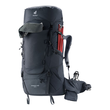 deuter Aircontact Core 70+10 Backpack | Black Rucksacks & Backpacks deuter