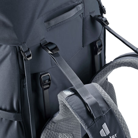 deuter Aircontact Core 70+10 Backpack | Black Rucksacks & Backpacks deuter