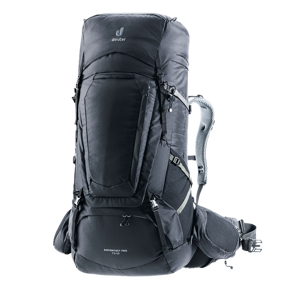 deuter Aircontact Pro 75+10 Backpack | Black Rucksacks & Backpacks deuter
