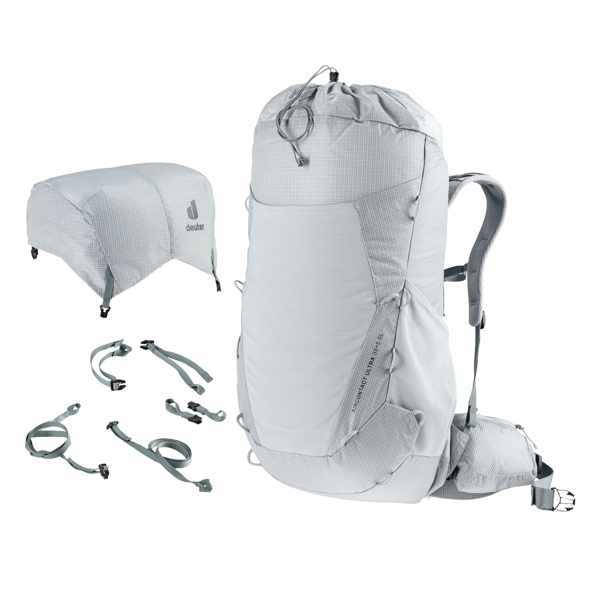 deuter Aircontact Ultra 35+5 SL Backpack | Tin Shale Rucksacks & Backpacks deuter