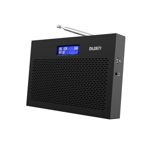 Majority Histon Portable Digital Radio - DAB/DAB+/FM, Bluetooth, Battery & Mains Power