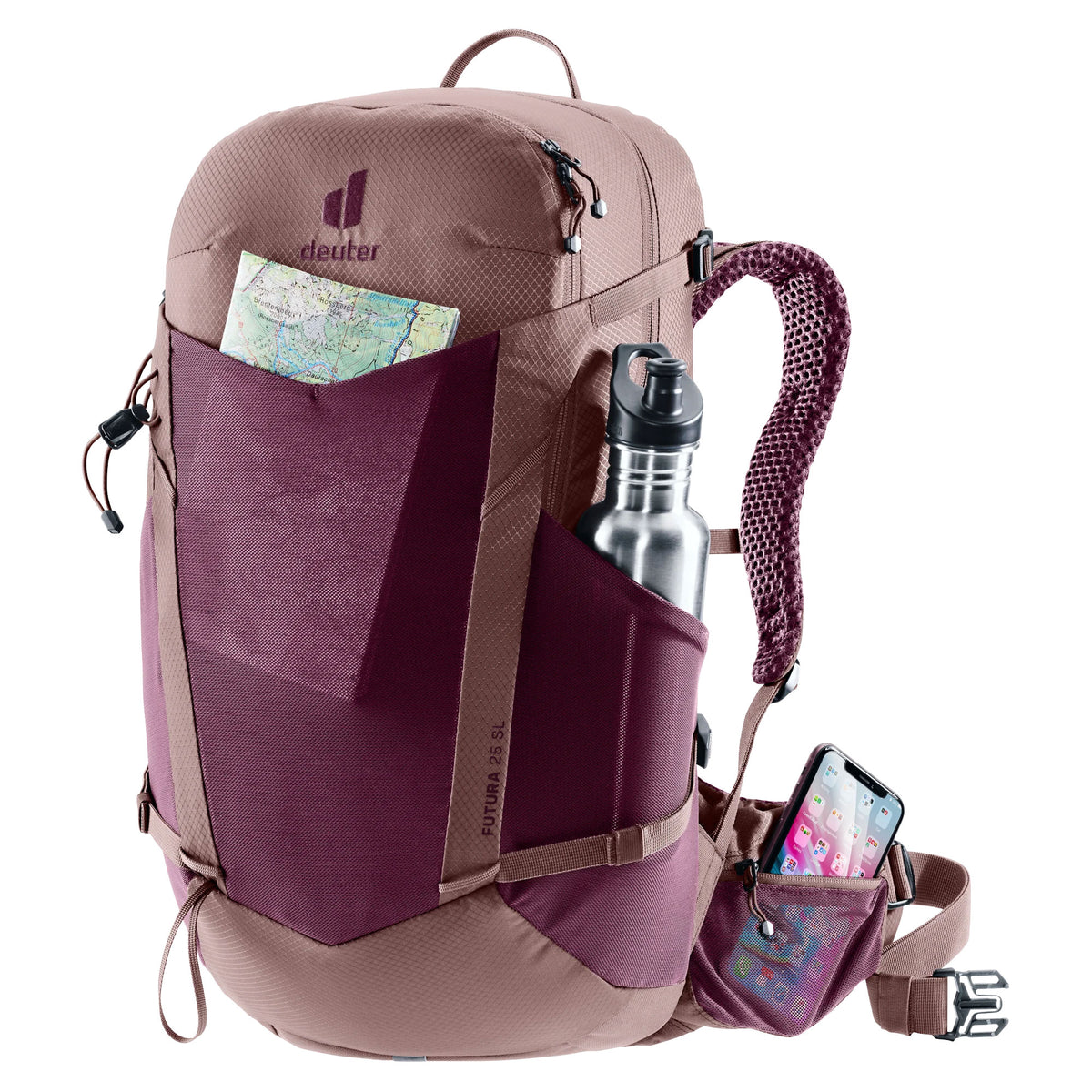 deuter Futura 25 SL Hiking Backpack | Cassis Ashrose Camping Accessories deuter