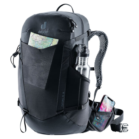 deuter Futura 25 SL Hiking Backpack | Black Camping Accessories deuter