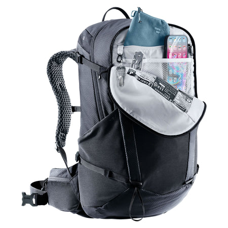 deuter Futura 25 SL Hiking Backpack | Black Camping Accessories deuter