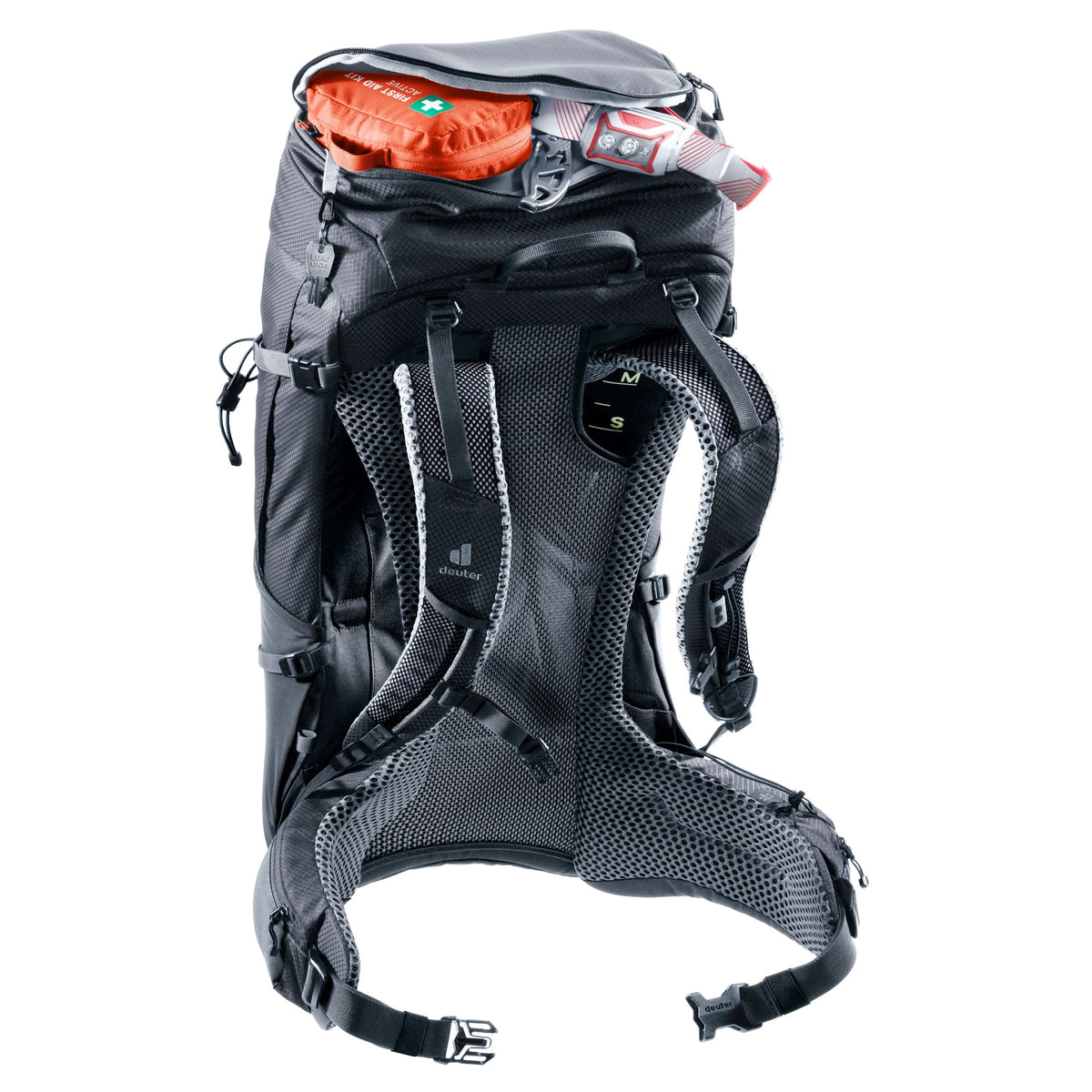 deuter Futura Pro 32 Hiking Backpack | Black Camping Accessories deuter