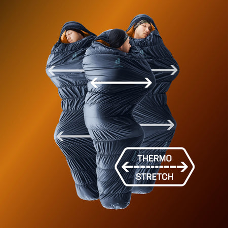 deuter Exosphere -11C/12F Synthetic Sleeping Bag | Ink Maple Sleeping Bags deuter