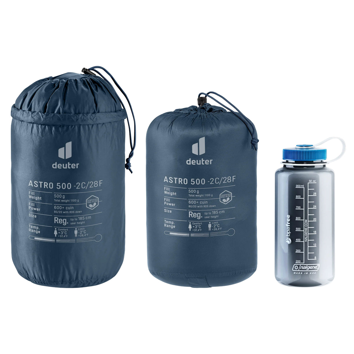 deuter Astro 500 -2C/28F Down Sleeping Bag | Marine Ink Sleeping Bags deuter