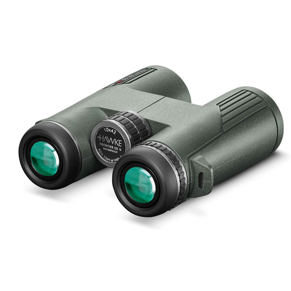 Hawke Frontier HD X 10x42 Binoculars - Green Binoculars Hawke   