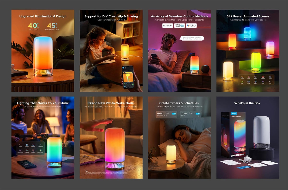 Govee Aura Smart Table Lamp Govee