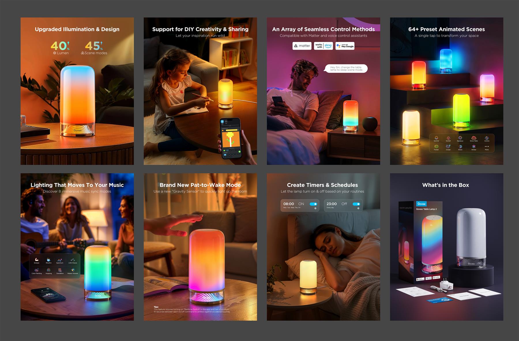 Govee Aura Smart Table Lamp Govee