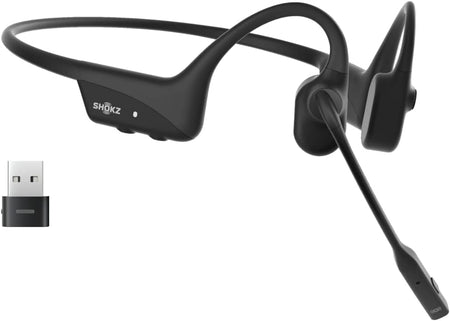 SHOKZ OpenComm 2UC Wireless Bone Conduction Bluetooth Headset (With USB-A adapter) Headsets SHOKZ   