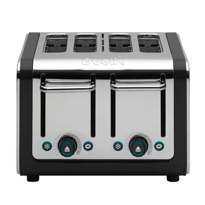 Dualit Architect 4-Slice Toaster in Black & Brushed Steel Toasters Dualit   
