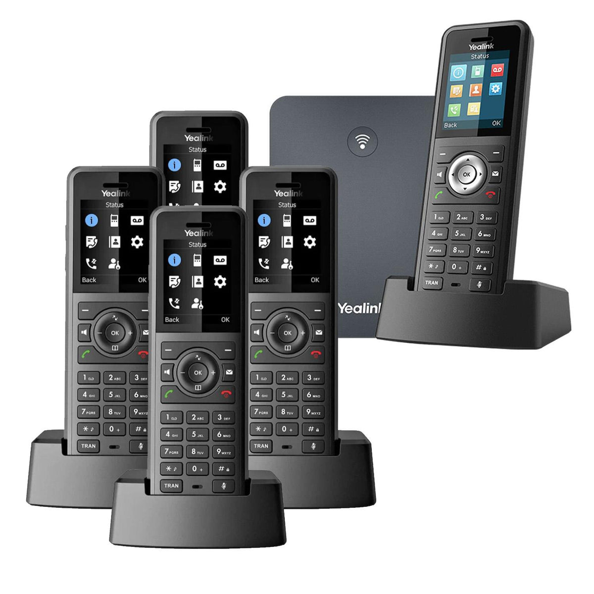 Yealink W79P Quint IP WiFI Ruggedized DECT Phone System VoiP Phones Yealink