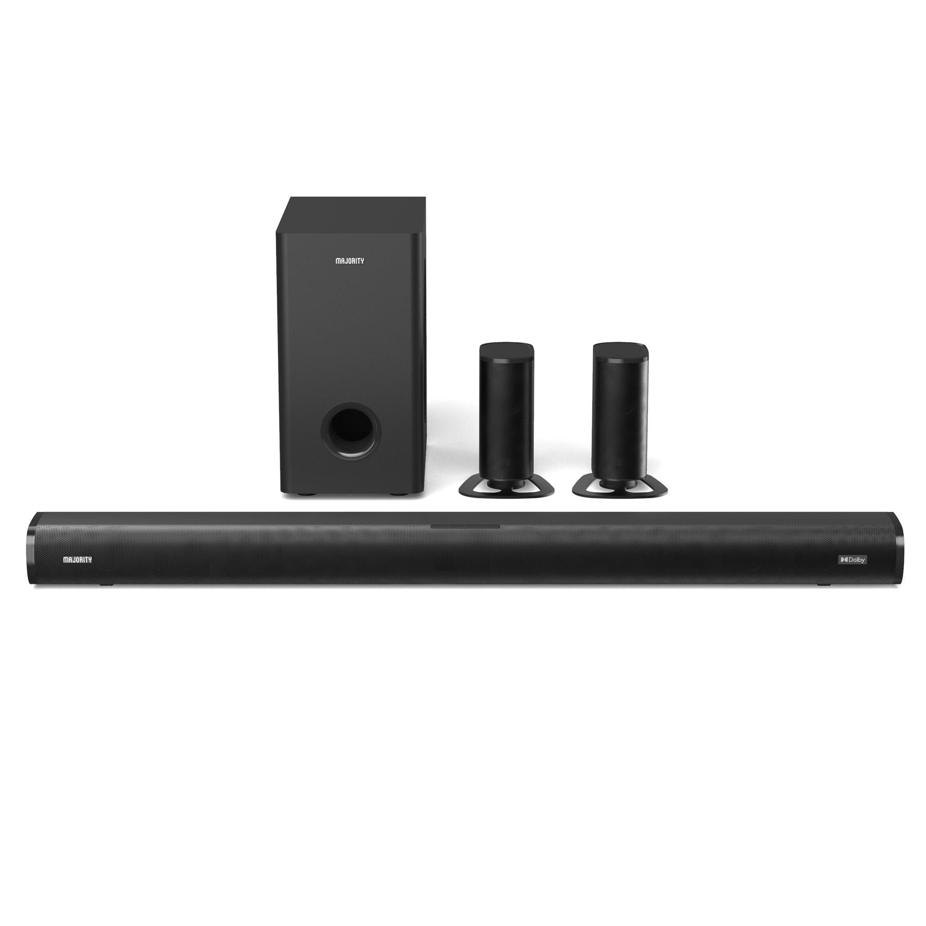 Majority Everest 5.1 Surround Sound System with Soundbar & Subwoofer Soundbars Majority   