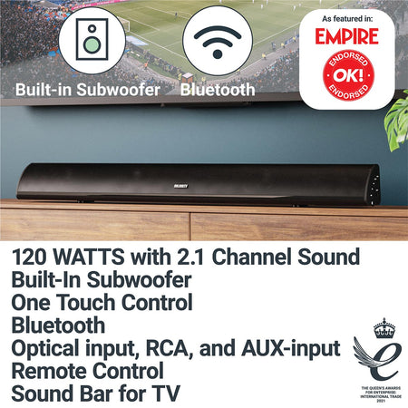 Majority Snowdon Soundbar - Black Soundbars Majority