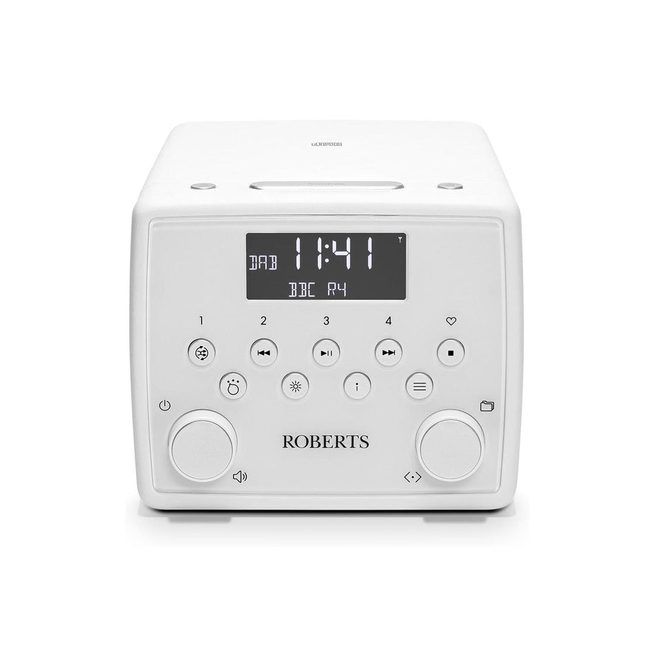 Roberts Sound 49 DAB/FM Radio & CD Player in White Digital Radios Roberts