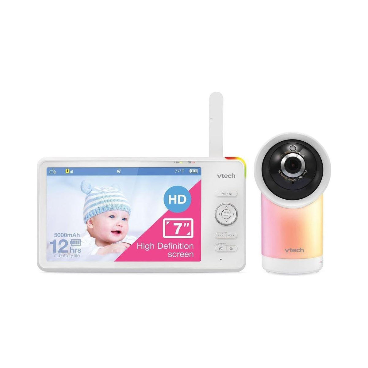 VTech RM7766HD 7" PTZ Smart Video Baby Monitor Baby Monitors VTech   