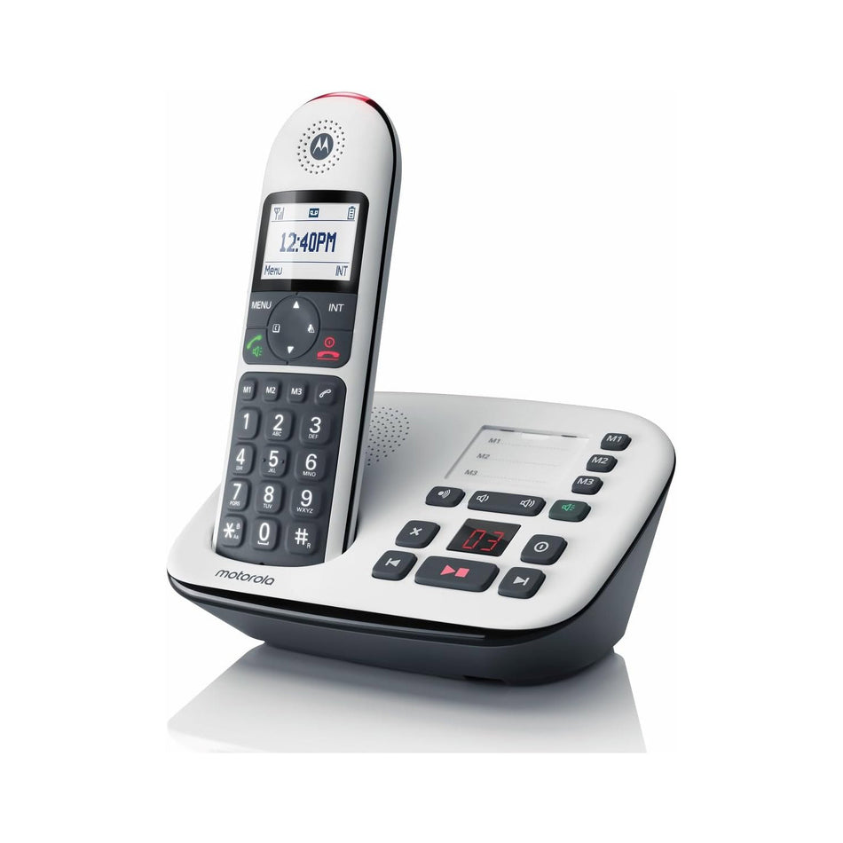 Motorola CD5011 Big Button Home Phone, Single Handset Landline Phones Motorola