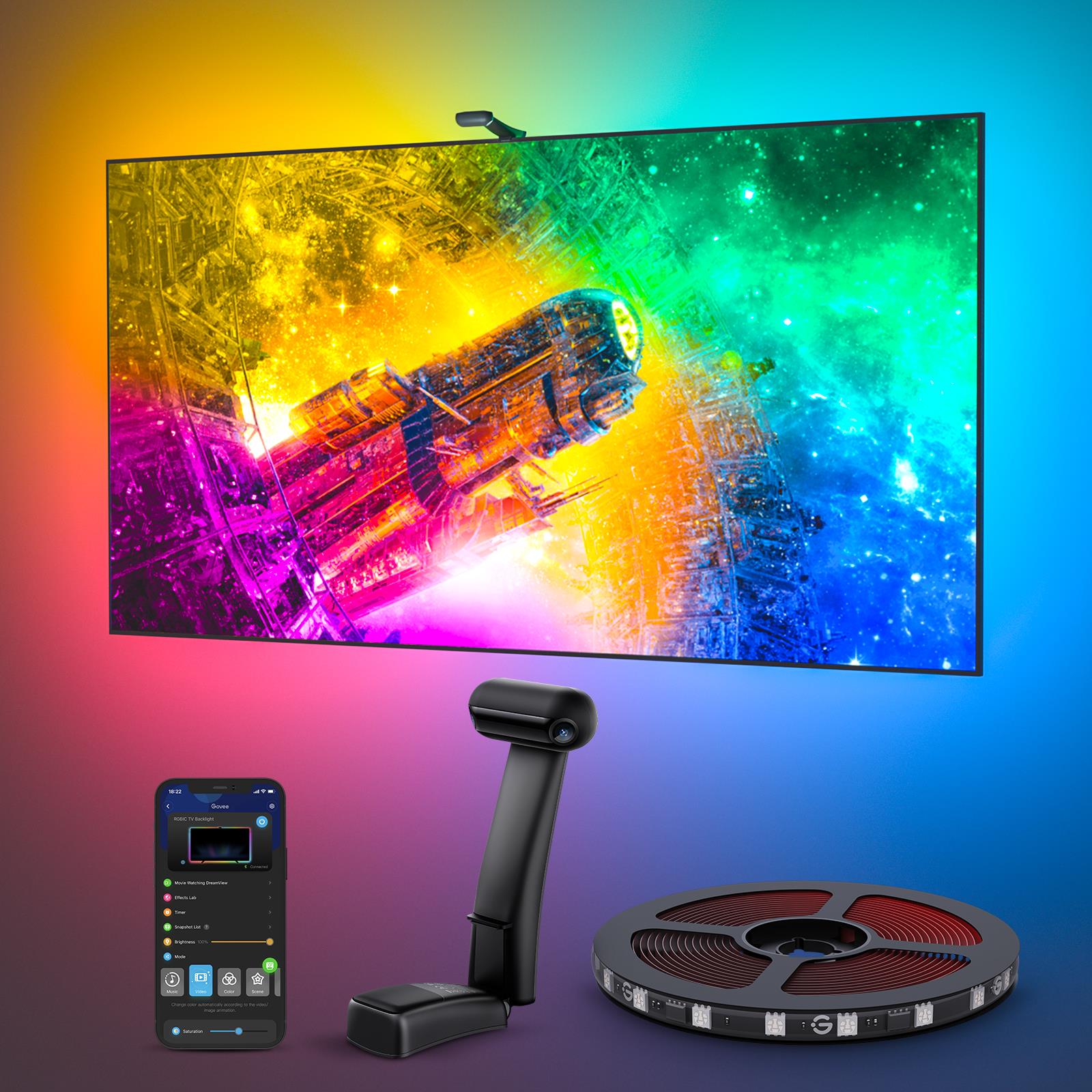 Govee Dual Camera TV Backlight 55-65 Inch Govee