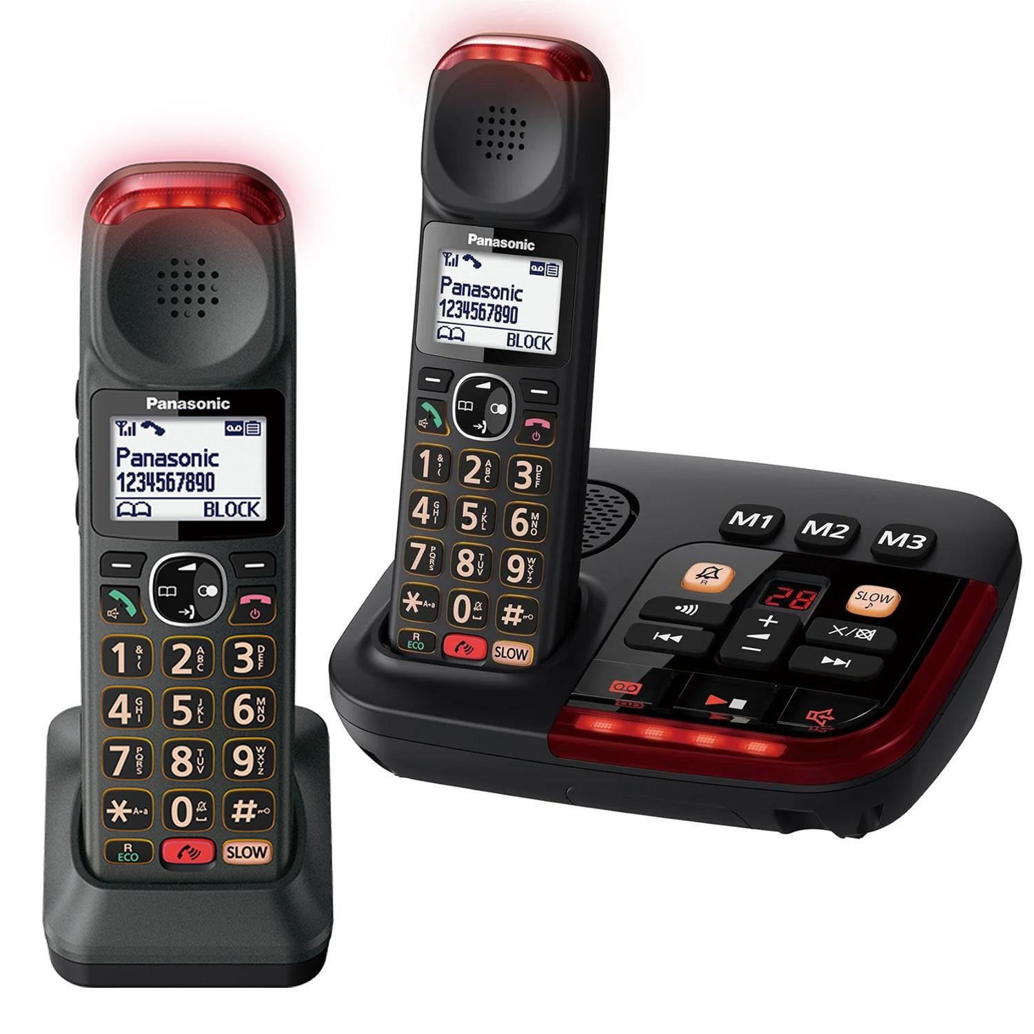 Panasonic KX-TGM422 Twin Big Button Cordless Phones Landline Phones Panasonic   