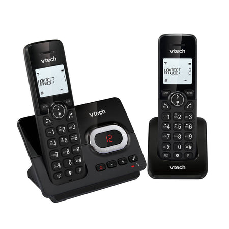 VTech CS2051 DECT Cordless Telephone with Answering Machine, Twin Handset Landline Phones VTech   