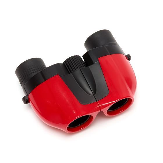 RSPB Puffin Jr 8×21 Children's Binoculars - Red
