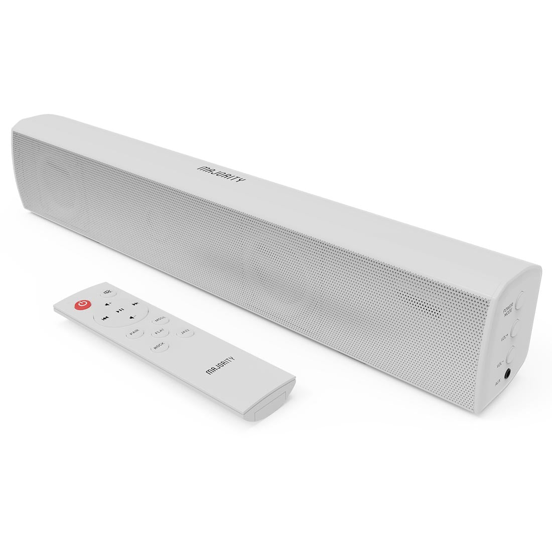 Majority Bowfell Bluetooth Soundbar for TV & Computer - White Soundbars Majority
