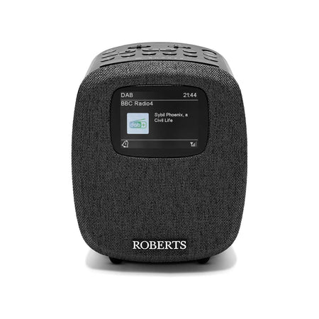 Roberts Ortus 5 DAB/DAB+/FM Alarm Clock Radio in Black Digital Radios Roberts