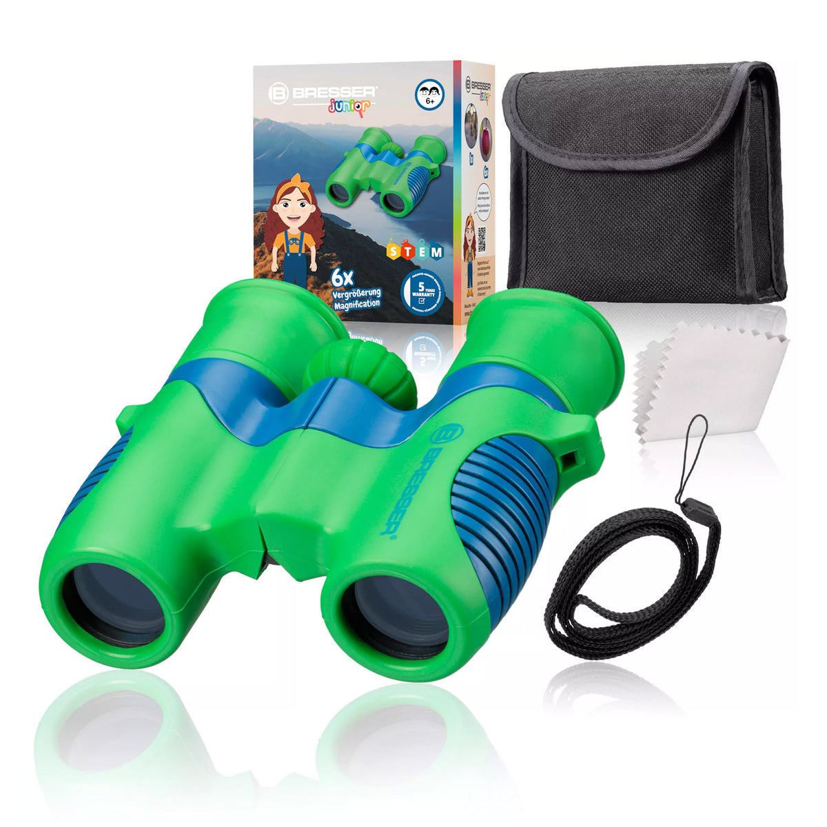 Bresser Junior 6x21 Binoculars for Kids Binoculars Bresser   