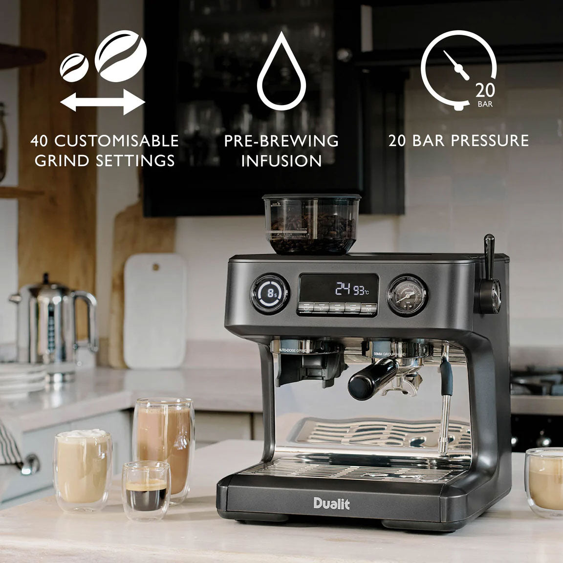 Dualit Espressivo Pro Coffee Machine Coffee Machines Dualit