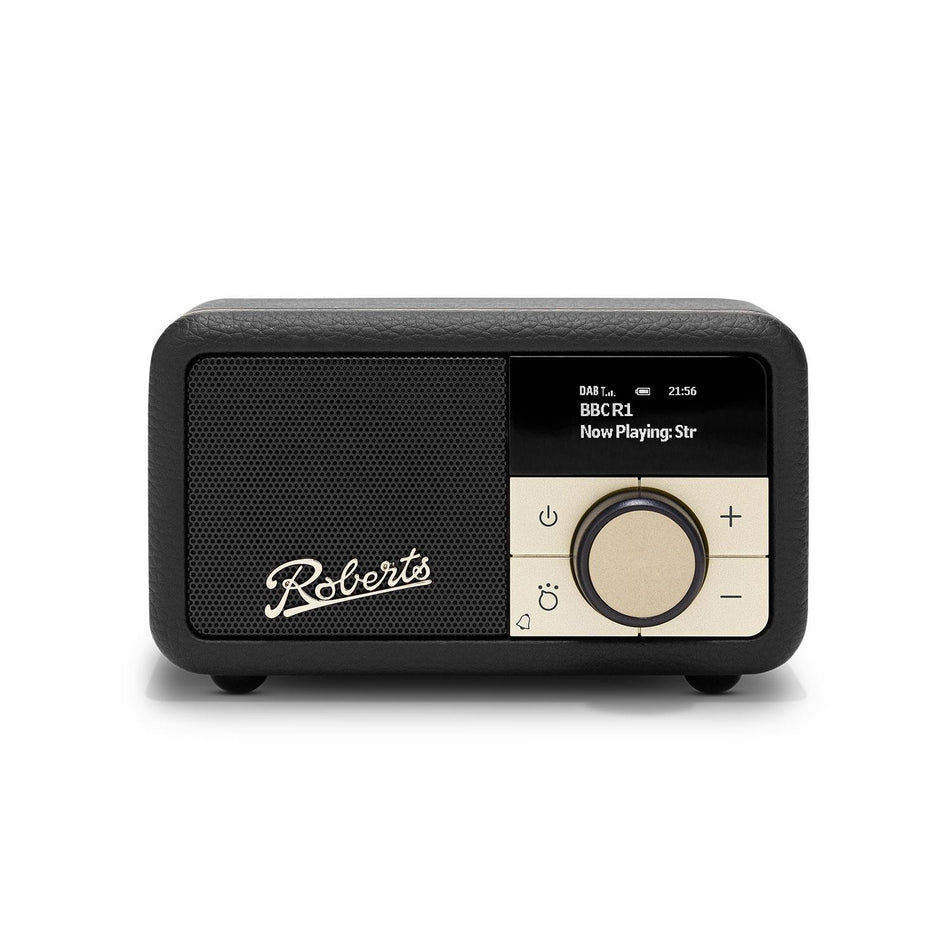 Roberts Revival Petite 2 DAB Radio & Portable Bluetooth Speaker in Black