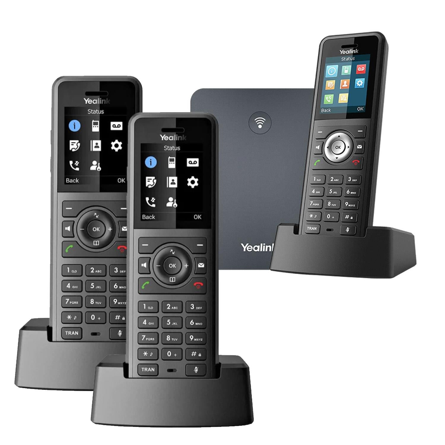 Yealink W79P Trio IP WiFI Ruggedized DECT Phone System VoiP Phones Yealink