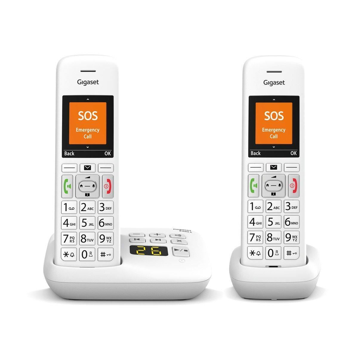 Gigaset E390A Duo (Refurbished) Landline Phones Gigaset   