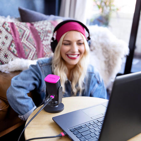 RODENTUSBMINI RODE NTUSB MINI MICROPHONE Studio-Quality USB Microphone for Podcasting Streaming Vlogging Compact RODE