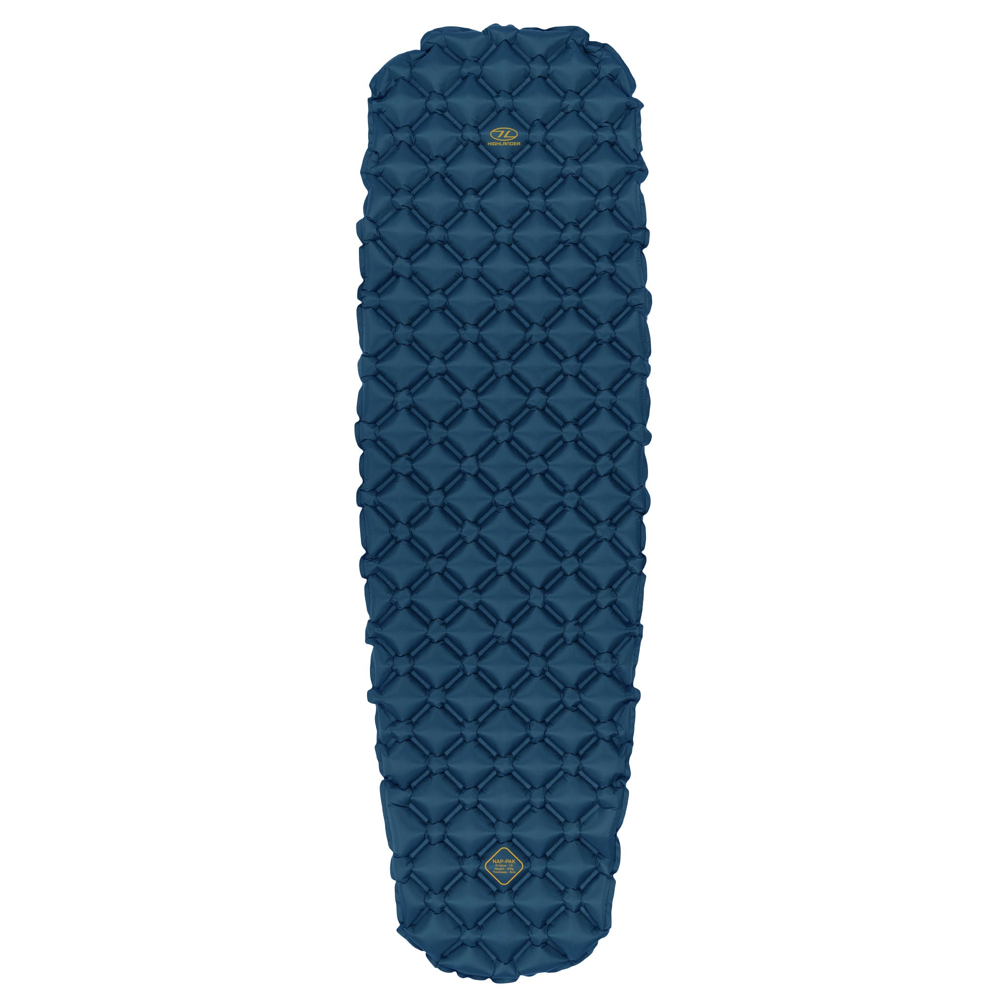 Highlander Nap Pak Inflatable Sleeping Mat - Deep Blue Camping Accessories Highlander