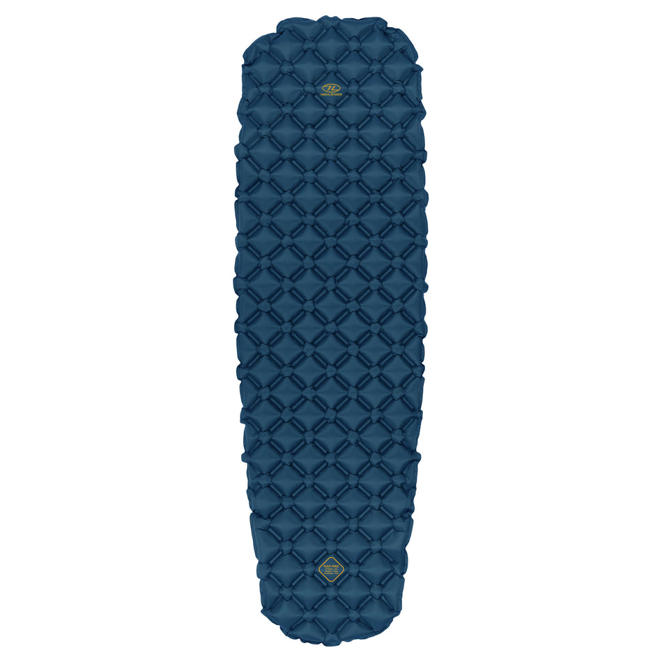 Highlander Nap Pak Inflatable Sleeping Mat - Deep Blue Camping Accessories Highlander