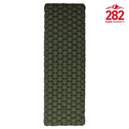 Highlander Nap-Pak Arctic R11 Inflatable Sleeping Mat - Olive Green Camping Accessories Highlander
