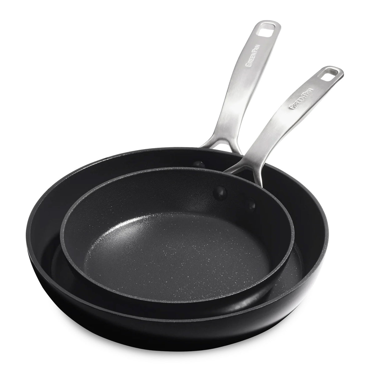 GreenPan Copenhagen Frypan 2 Piece Set - 20cm & 28cm Pots & Pans GreenPan