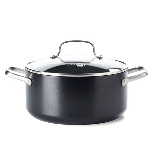 GreenPan Copenhagen Casserole Covered 24cm / 4.9 Litre Pots & Pans GreenPan