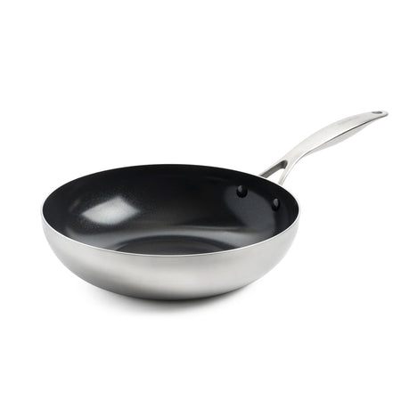 GreenPan Geneva Wok 28cm / 3.6 Litre Pots & Pans GreenPan