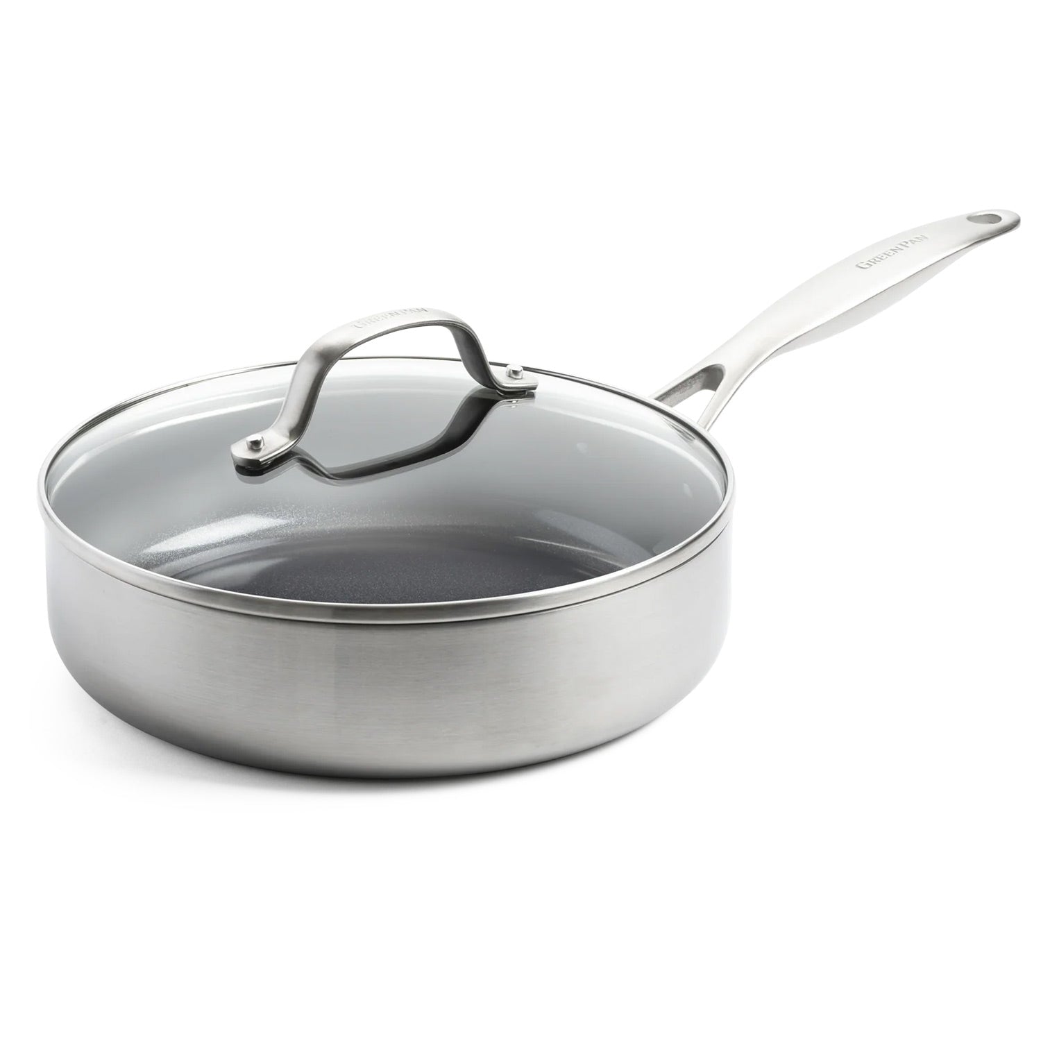 GreenPan Geneva Skillet Covered 24cm / 2.6 Litre Pots & Pans GreenPan
