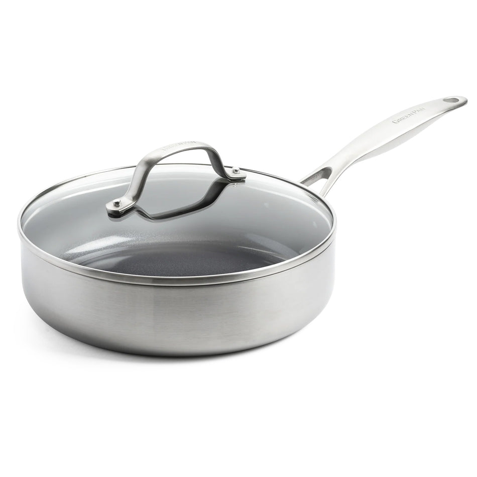 GreenPan Geneva Skillet Covered 24cm / 2.6 Litre Pots & Pans GreenPan