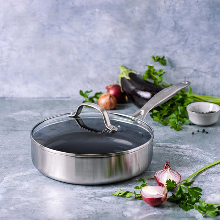GreenPan Geneva Skillet Covered 24cm / 2.6 Litre Pots & Pans GreenPan