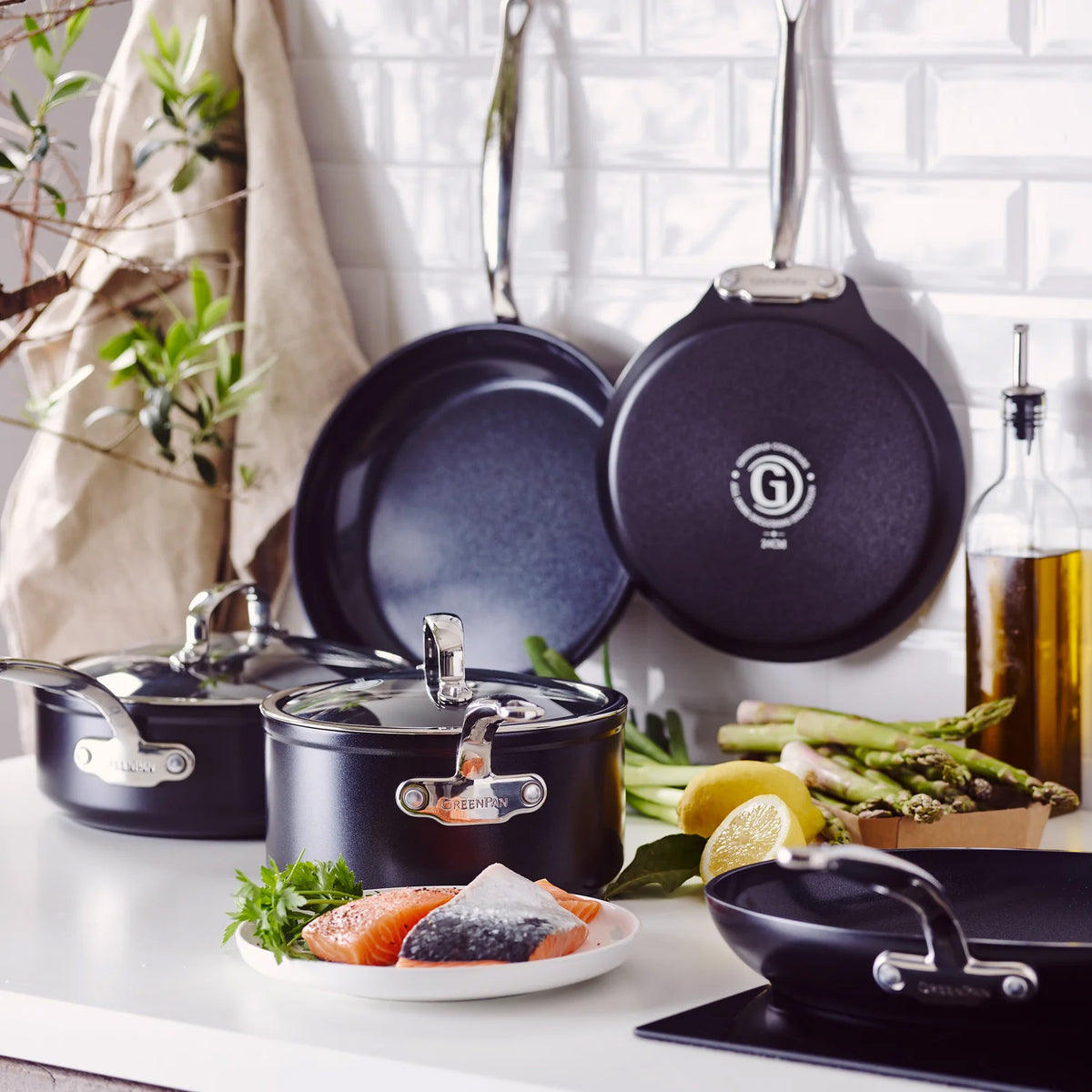 GreenPan Barcelona Pro Fishpan Oval 33cm Pots & Pans GreenPan