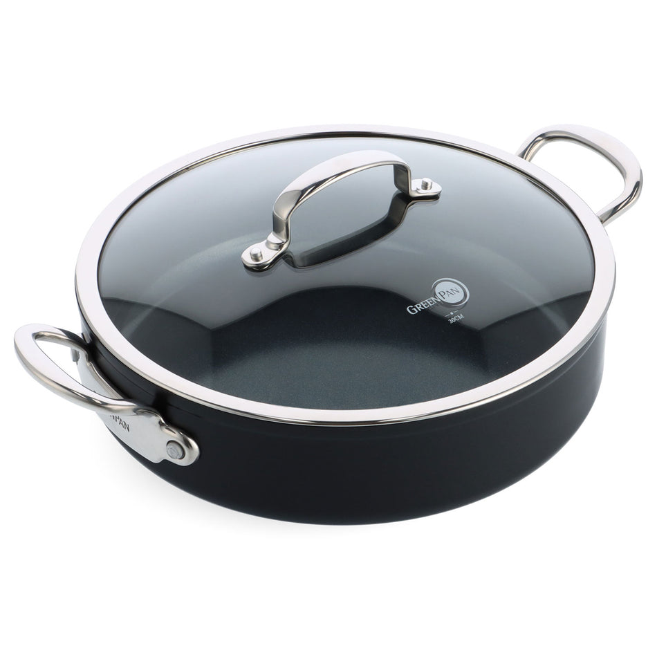 GreenPan Barcelona Pro Deep Saute Pan 30cm Pots & Pans GreenPan